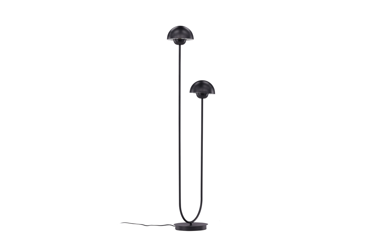Lyckorna Schwarz stehlampe Von Venture Design - Diese Lampe ist perfekt für alle, die eine dekorative und dennoch stilvolle Lampe mit sanftem Design suchen, die in die meisten Räume und Einrichtungsstile passt.