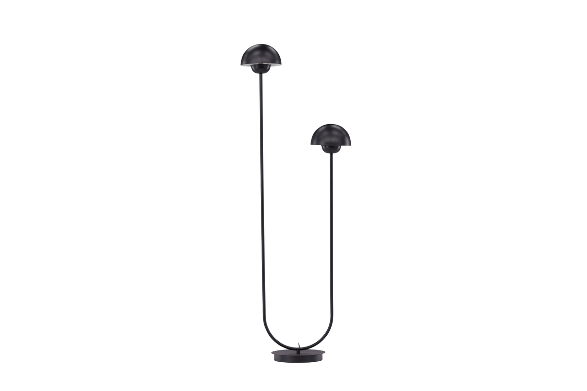 Lyckorna Schwarz stehlampe Von Venture Design - Diese Lampe ist perfekt für alle, die eine dekorative und dennoch stilvolle Lampe mit sanftem Design suchen, die in die meisten Räume und Einrichtungsstile passt.