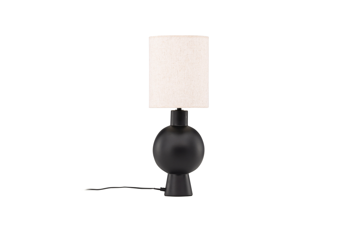 Mysterna 55cm Schwarz tischlampe Von Venture Design - Durch das durchdachte Design und die weichen Formen ist diese Lampe ein sch&ouml;ner Blickfang und verleiht einen warmen Ausdruck.