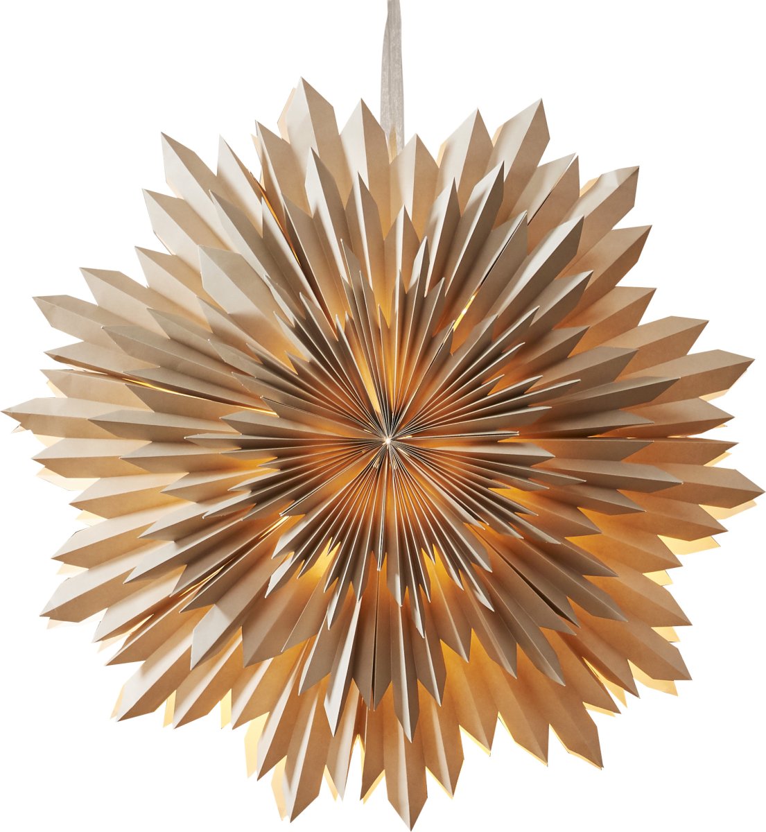 Ice Ø50 Beige Von Star Trading - Die Kontur ist etwas grob, um ein winterlicheres Gef&uuml;hl zu vermitteln.