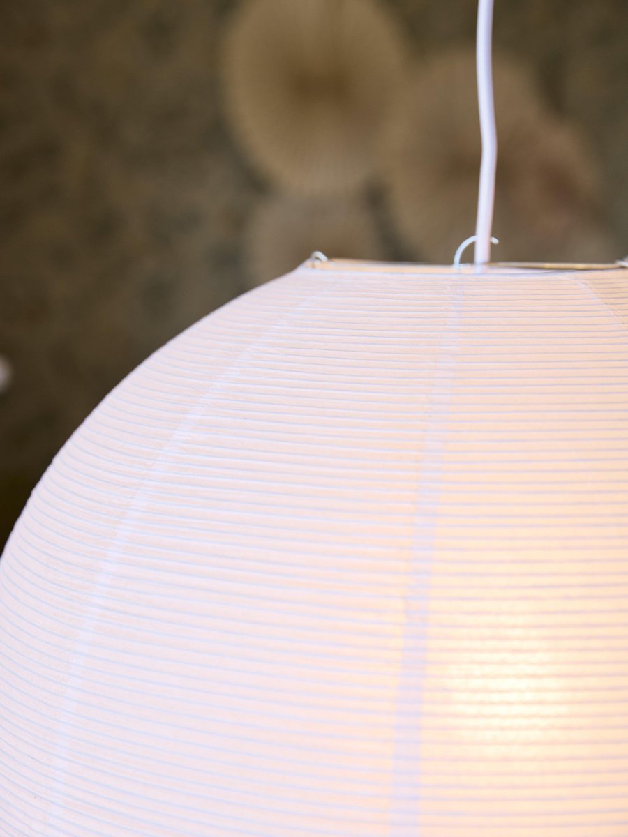 Haru Lampenschirm Exkl. Aufhängung Ø50 Weiß hängelampe Von PR Home - Der Topf ist rund, hat einen Durchmesser von 50 cm und ist 50 cm hoch.