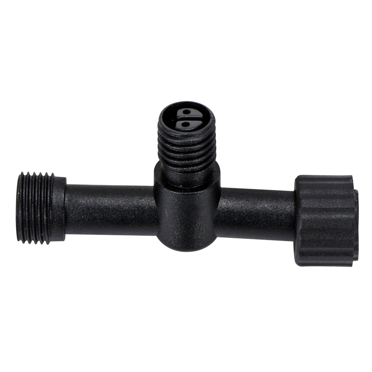 T-Stück Schwarz Von Lightson - Mit dem T-Verbinder haben Sie zwei Möglichkeiten, beispielsweise wenn Sie eine Lampe installieren und das Kabel anschließend zu weiteren Lampen weiterführen möchten.