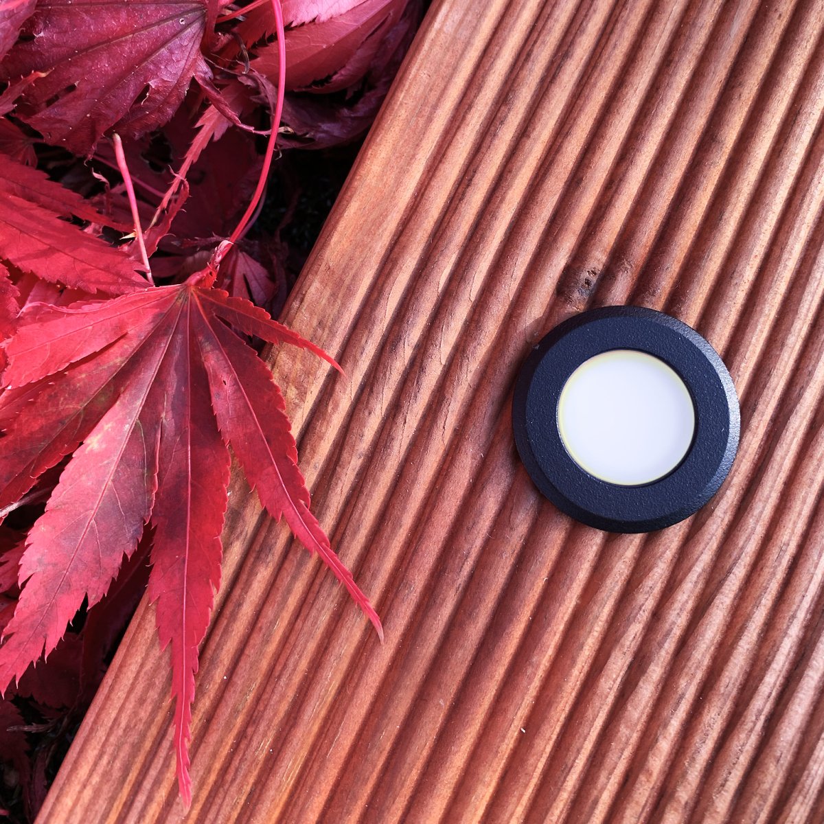 Orion 10 Schwarz Von Lightson - Orion ist ein Nachtdecklicht f&uuml;r den Einbau in eine Terrasse oder Steinterrasse.