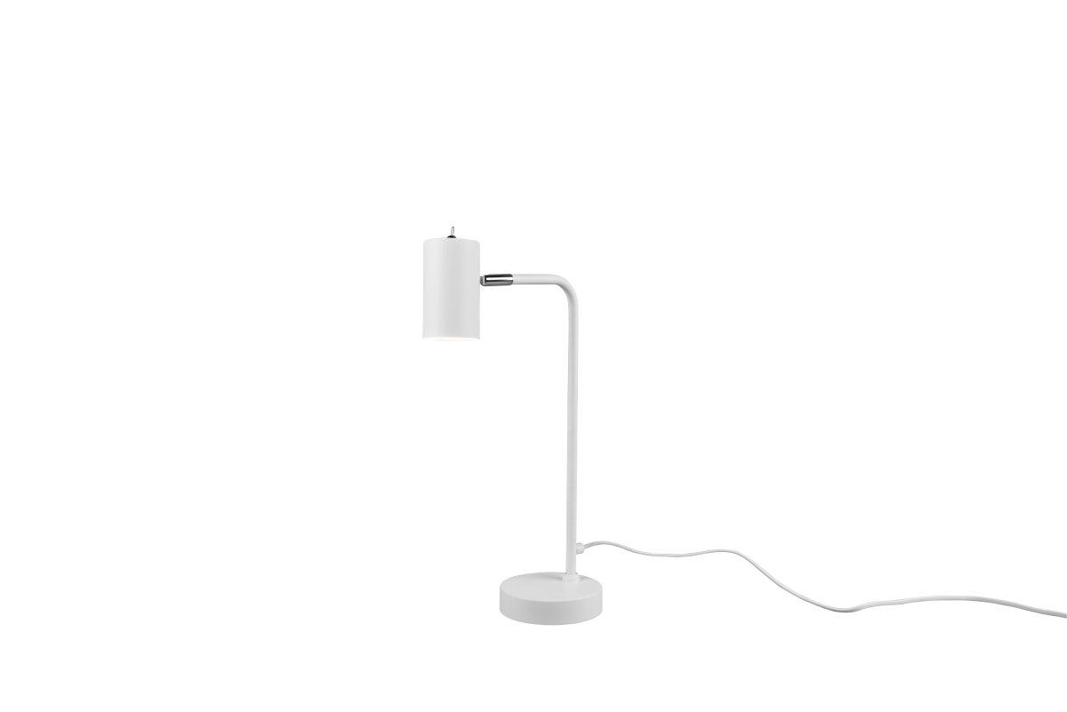 Marley 45cm Weiß schreibtischlampe Von Trio Lighting - Die minimalistische Tischleuchte MARLEY setzt mit ihren klaren Linien und dem eleganten Design stimmungsvolle Lichtakzente.