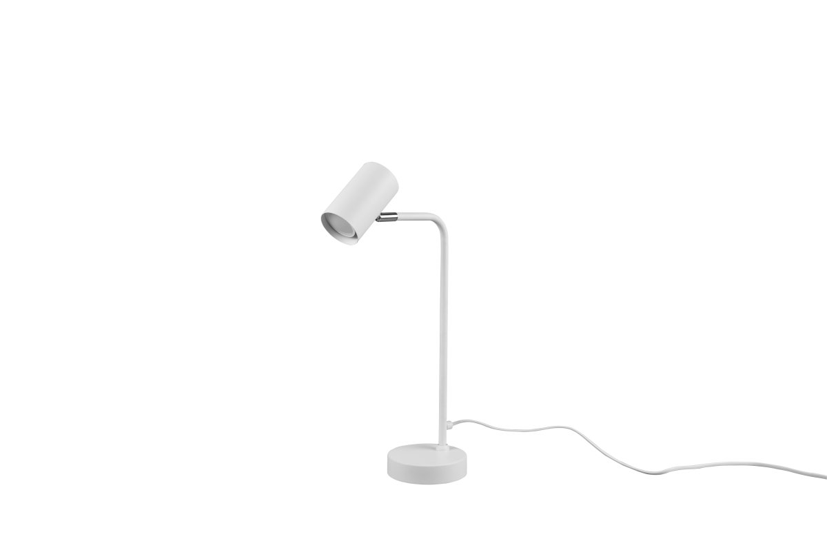 Marley 45cm Weiß schreibtischlampe Von Trio Lighting - Die minimalistische Tischleuchte MARLEY setzt mit ihren klaren Linien und dem eleganten Design stimmungsvolle Lichtakzente.
