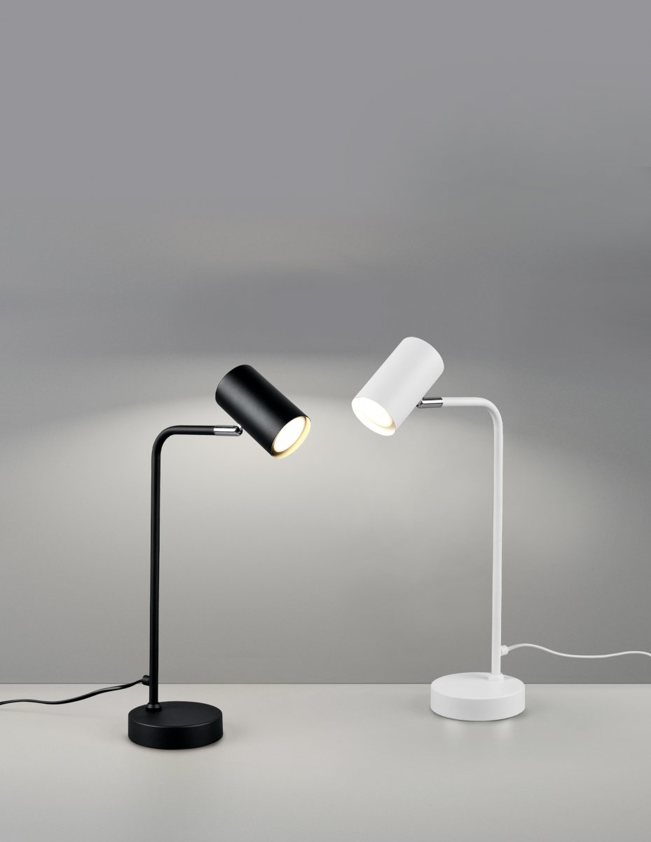 Marley 45cm Schwarz schreibtischlampe Von Trio Lighting - Die minimalistische Tischleuchte MARLEY setzt mit ihren klaren Linien und dem eleganten Design stimmungsvolle Lichtakzente.