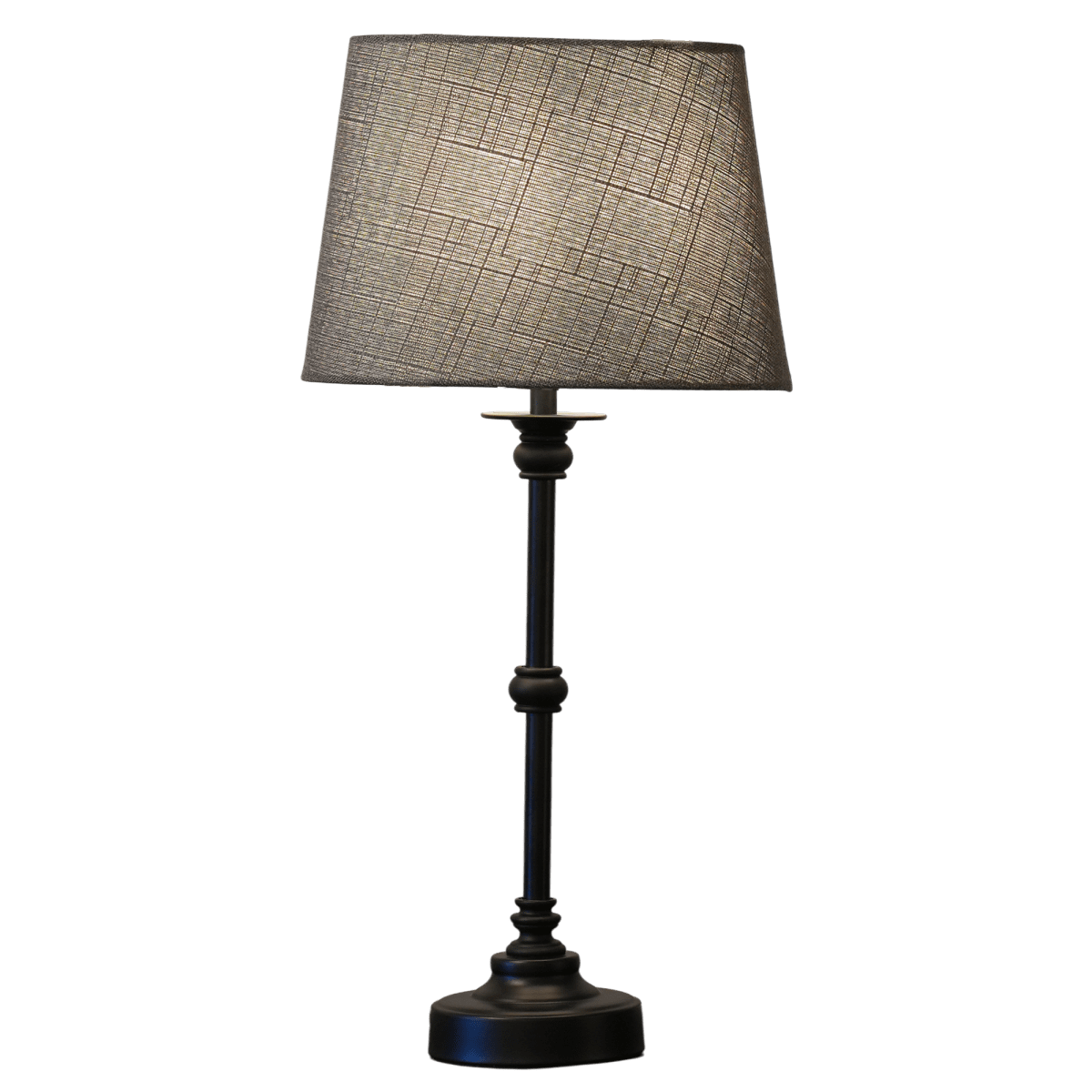 Axel Mini 50cm Schwarz tischlampe Von Lampan - Die Axel mini ist eine stilvolle Tischleuchte mit klassischem Design und dekorativen Details.