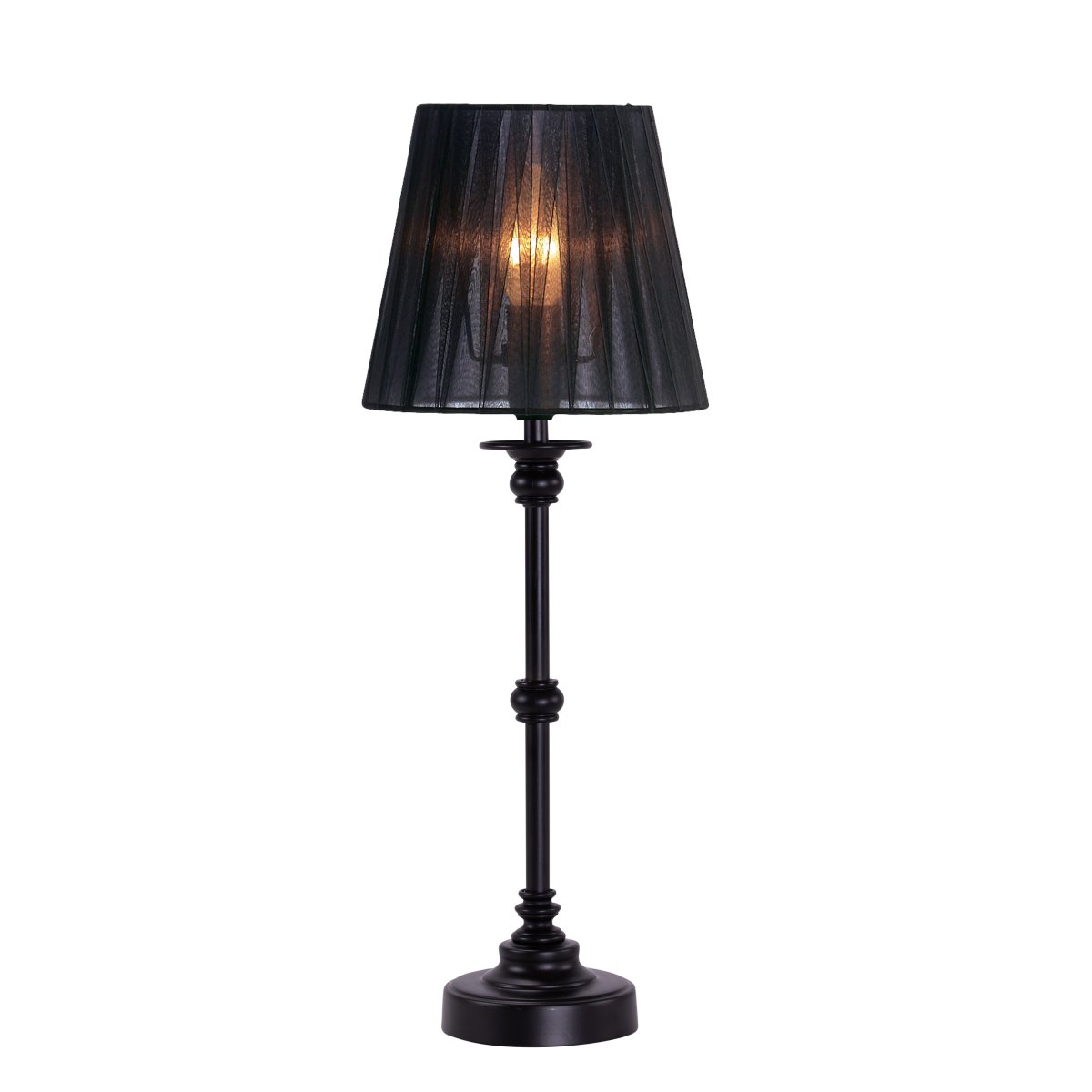 Axel Mini 48cm Schwarz tischlampe Von Pixie Design - Axel ist eine elegante Tischlampe mit klassischen Formen.