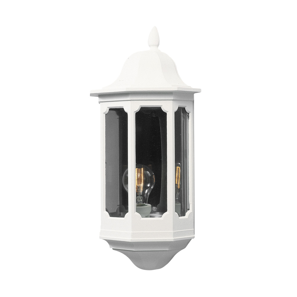 Pallas Weiß außenlampe Von Konstsmide - Werten Sie die Fassade mit einer Lampe auf, die sowohl die Sicherheit als auch die Ästhetik erhöht!