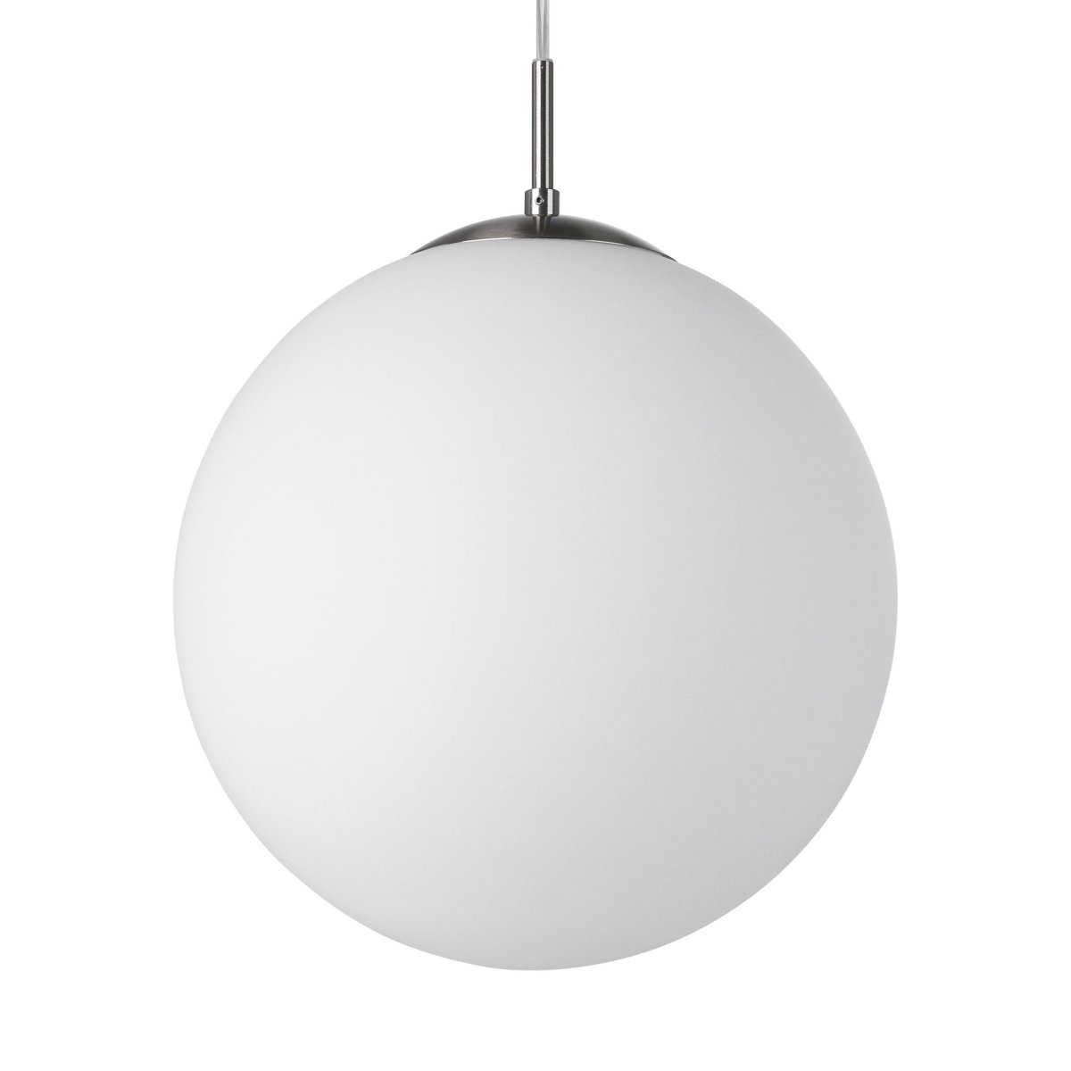 Rondo Ø30 Mattes Nickel hängelampe Von Eglo - Sie eignet sich perfekt &uuml;ber dem Esstisch, im Flur oder als stimmungsvolle Beleuchtung im Wohnzimmer und vereint Funktionalit&auml;t und &Auml;sthetik.