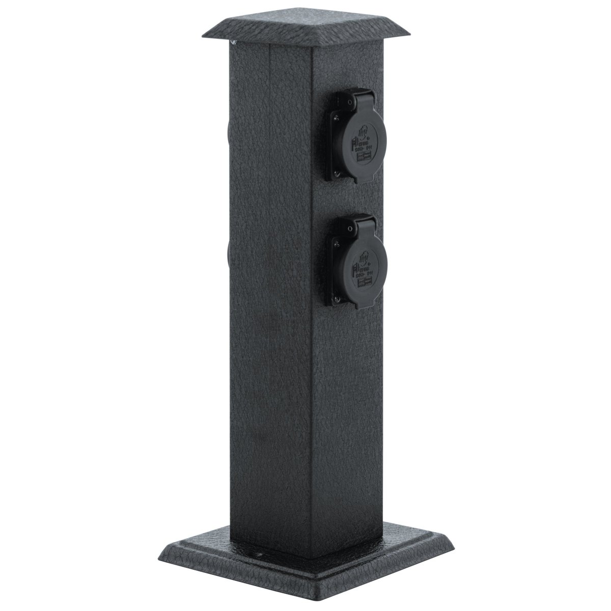 Park 40cm Schwarz pollarleuchten Von Eglo - Dank ihrer robusten Konstruktion und der Schutzart IP44 ist sie ideal f&uuml;r den Au&szlig;enbereich geeignet.