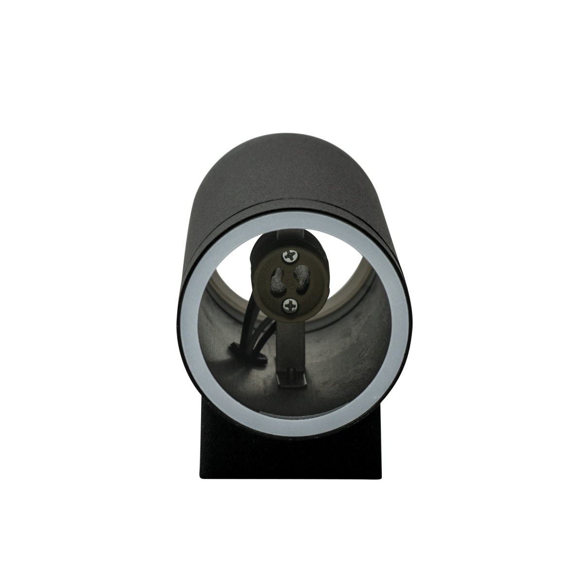 Stege Schwarz außenlampe Von Dyberg Larsen - Aus Aluminium und Kunststoff gefertigt, ist es langlebig und strapazierf&auml;hig und f&uuml;r den Einsatz im Freien geeignet.