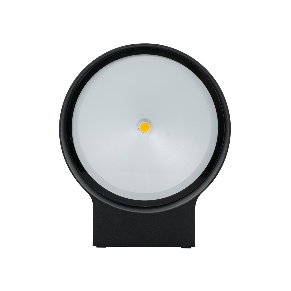 Neptun Schwarz außenlampe Von Dyberg Larsen - Durch ihr rundes Design verbreitet sie ein gro&szlig;es Lichtfeld und passt daher gut in alle Wandarten.