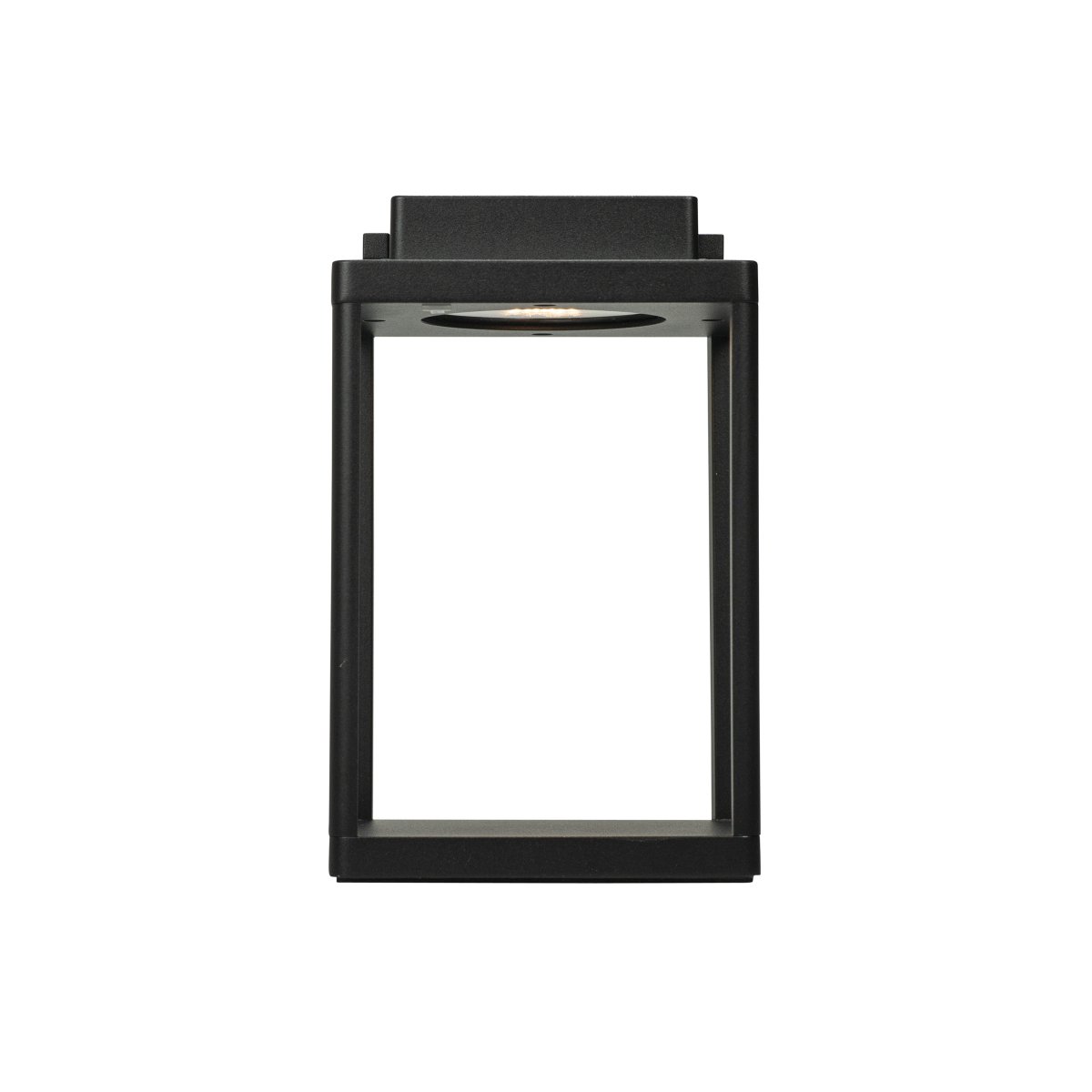Lucca 24cm Schwarz tragbare Von Dyberg Larsen - Lucca besteht aus beschichtetem Aluminium, kann das ganze Jahr über im Freien verwendet werden und muss nur 3–4 Mal pro Jahr abgewischt werden.