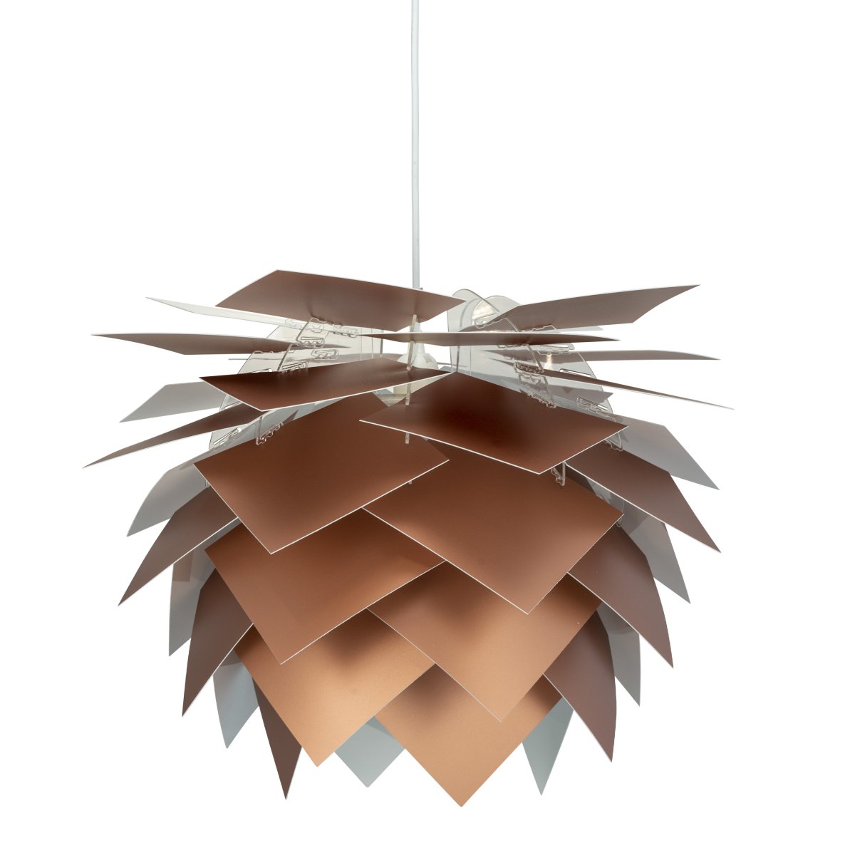 Zoombild von Pineapple Ø45 Kupfer hängelampe Von Dyberg Larsen - Pineapple ist eine ausgezeichnete Wahl f&uuml;r alle, die eine Lampe suchen, die sowohl ein dekoratives Detail als auch eine Lichtquelle ist.