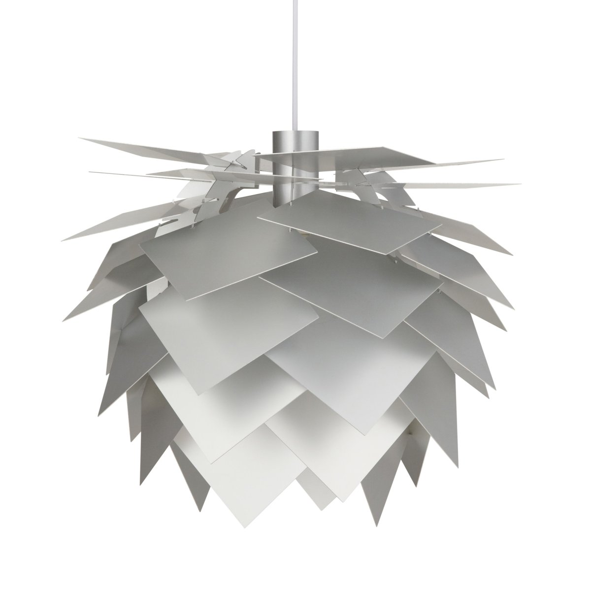 Pineapple Ø45 Aluminium hängelampe Von Dyberg Larsen - Die Ananaslampe ist sowohl eine funktionale Lichtquelle als auch ein künstlerischer Ausdruck, perfekt für alle, die ihrem Interieur Charakter und Stil verleihen möchten.
