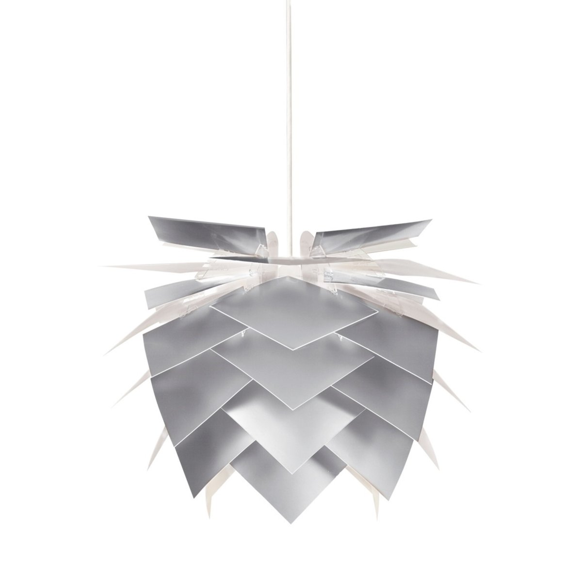 Pineapple Ø45 Aluminium hängelampe Von Dyberg Larsen - Die Ananaslampe ist sowohl eine funktionale Lichtquelle als auch ein künstlerischer Ausdruck, perfekt für alle, die ihrem Interieur Charakter und Stil verleihen möchten.