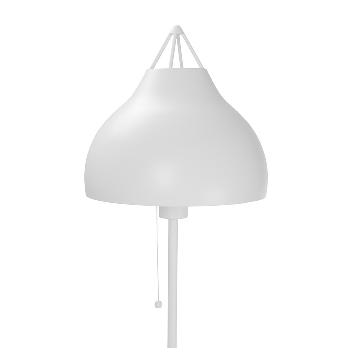 Pyra Weiß stehlampe Von Dyberg Larsen - Die Pyra-Stehleuchte in wunderschönem Mattweiß hat ein klassisches, nordisches Design mit einer großen und eleganten Form, die ein weiches und stimmungsvolles Licht verbreitet.