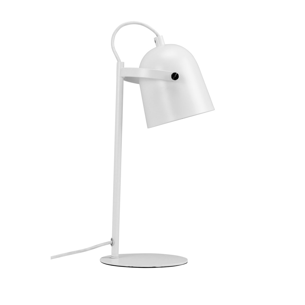 Oslo 37cm Weiß schreibtischlampe Von Dyberg Larsen - Die Lampe eignet sich perfekt zum Schmieren; Räume, die einfaches und funktionales Licht benötigen.
