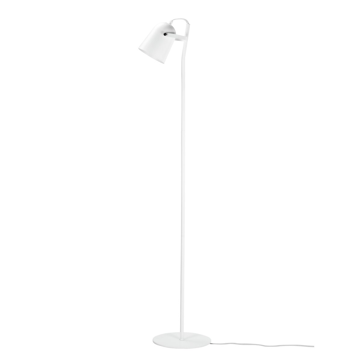Oslo Weiß stehlampe Von Dyberg Larsen - Oslo ist eine Lampe, die skandinavisches Design mit Funktionalität verbindet und so für eine harmonische und anspruchsvolle Atmosphäre in Ihrem Zuhause sorgt.