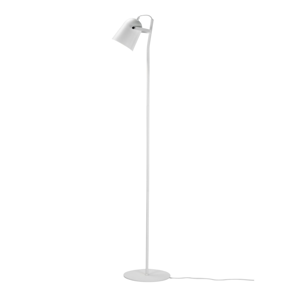 Oslo Weiß stehlampe Von Dyberg Larsen - Oslo ist eine Lampe, die skandinavisches Design mit Funktionalität verbindet und so für eine harmonische und anspruchsvolle Atmosphäre in Ihrem Zuhause sorgt.