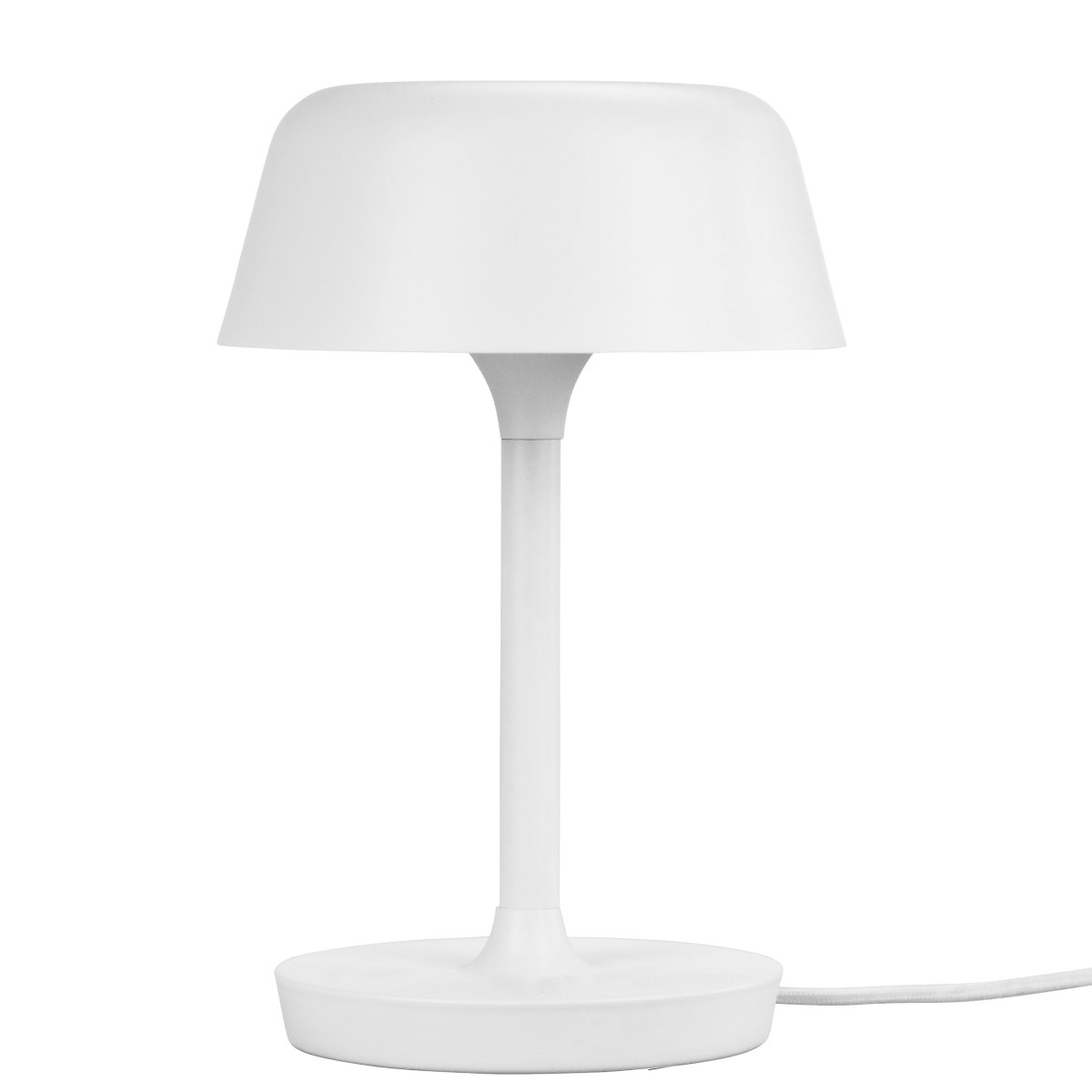 Valencia 30cm Weiß tischlampe Von Dyberg Larsen - Die Valencia Tischleuchte ist eine elegante und einzigartige Leuchte, die ein schönes und angenehmes Licht verbreitet.