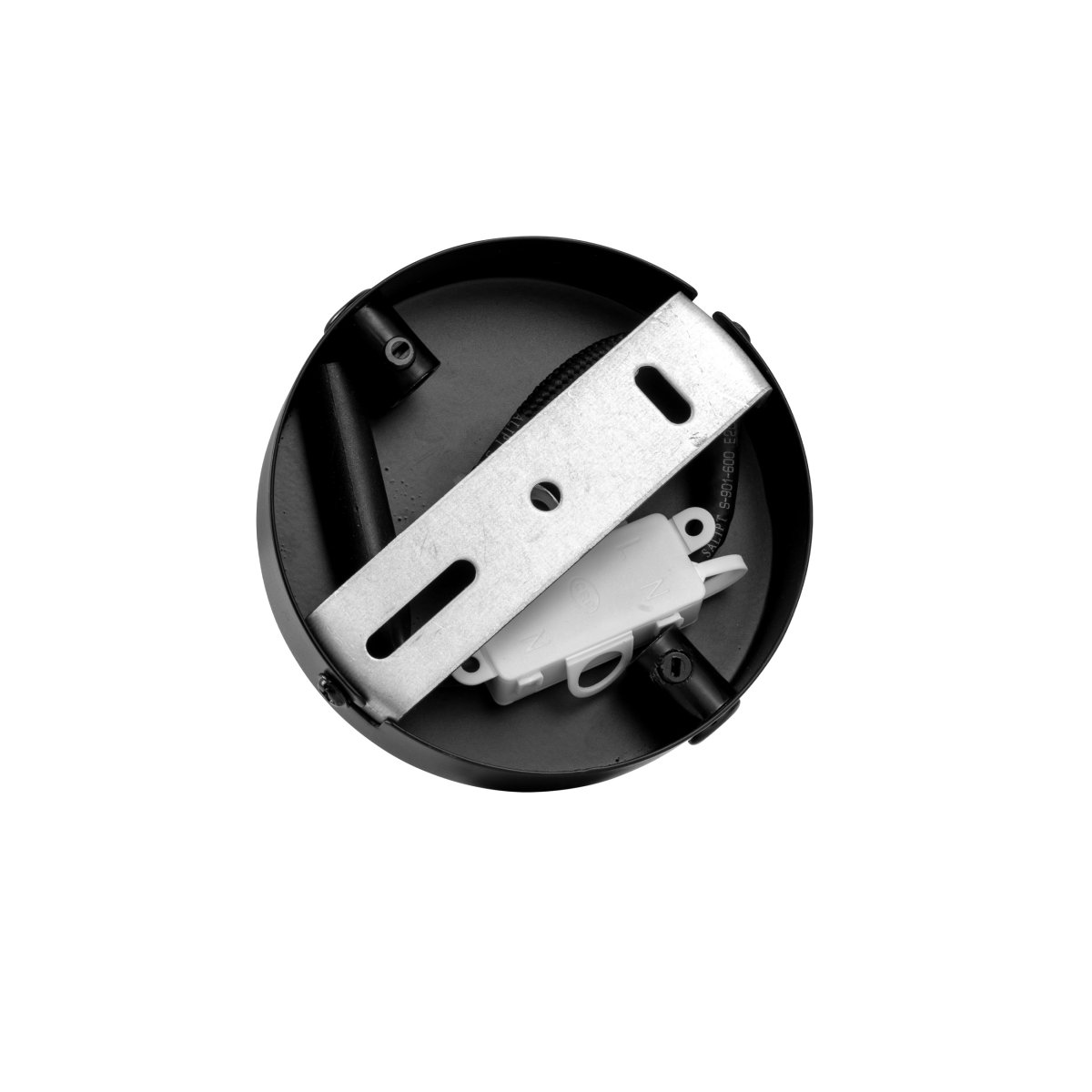 Tokyo Ø20 Schwarz hängelampe Von Dyberg Larsen - Die Pendelleuchte Tokyo aus mattschwarzem Metall ist eine zeitlose Lampe mit weißer Innenseite.