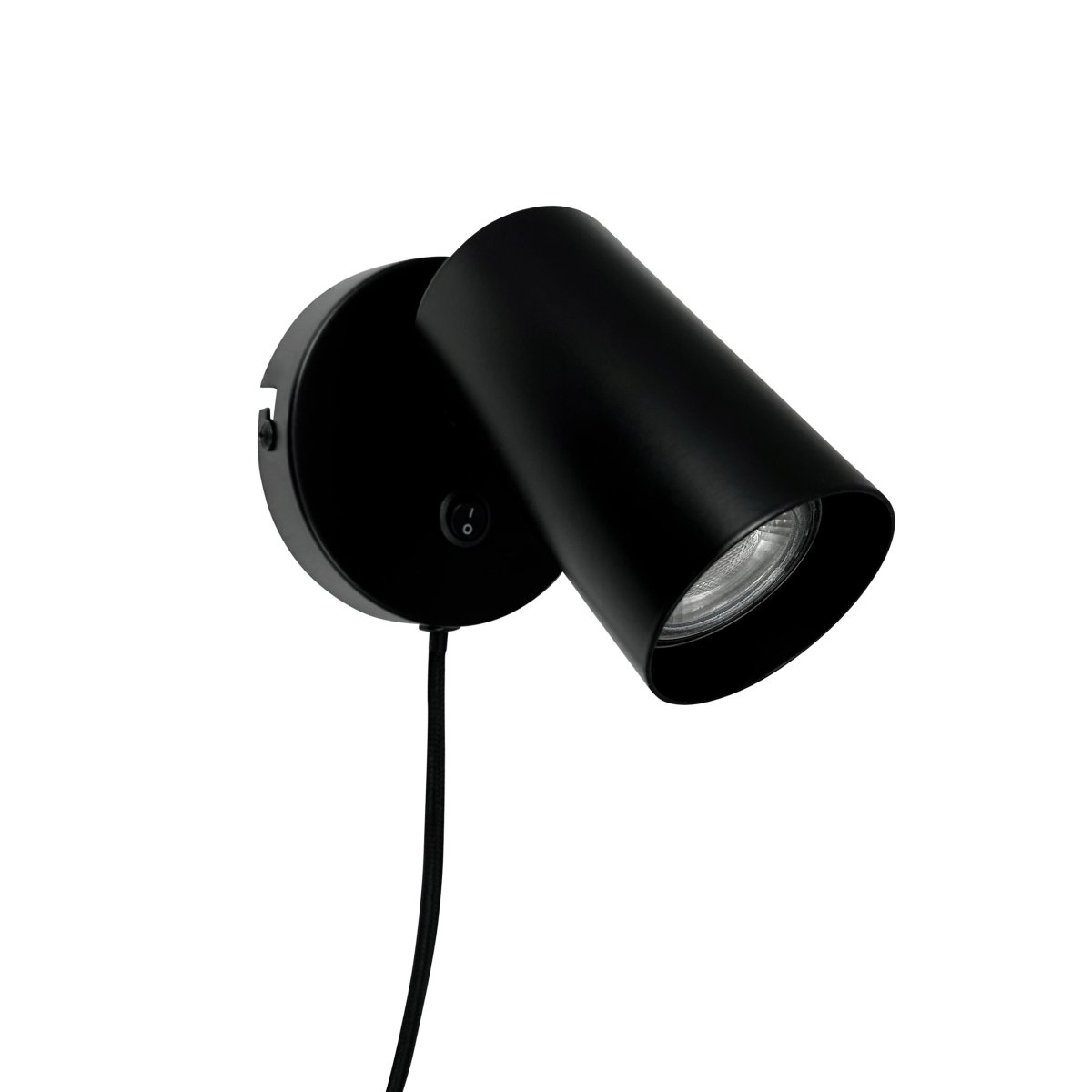 Modern Schwarz leselampe Von Dyberg Larsen - Med den medf&ouml;ljande str&ouml;mbrytaren och sladden &auml;r den enkel att installera och anv&auml;nda &ndash; perfekt f&ouml;r att skapa riktad belysning vid behov.
