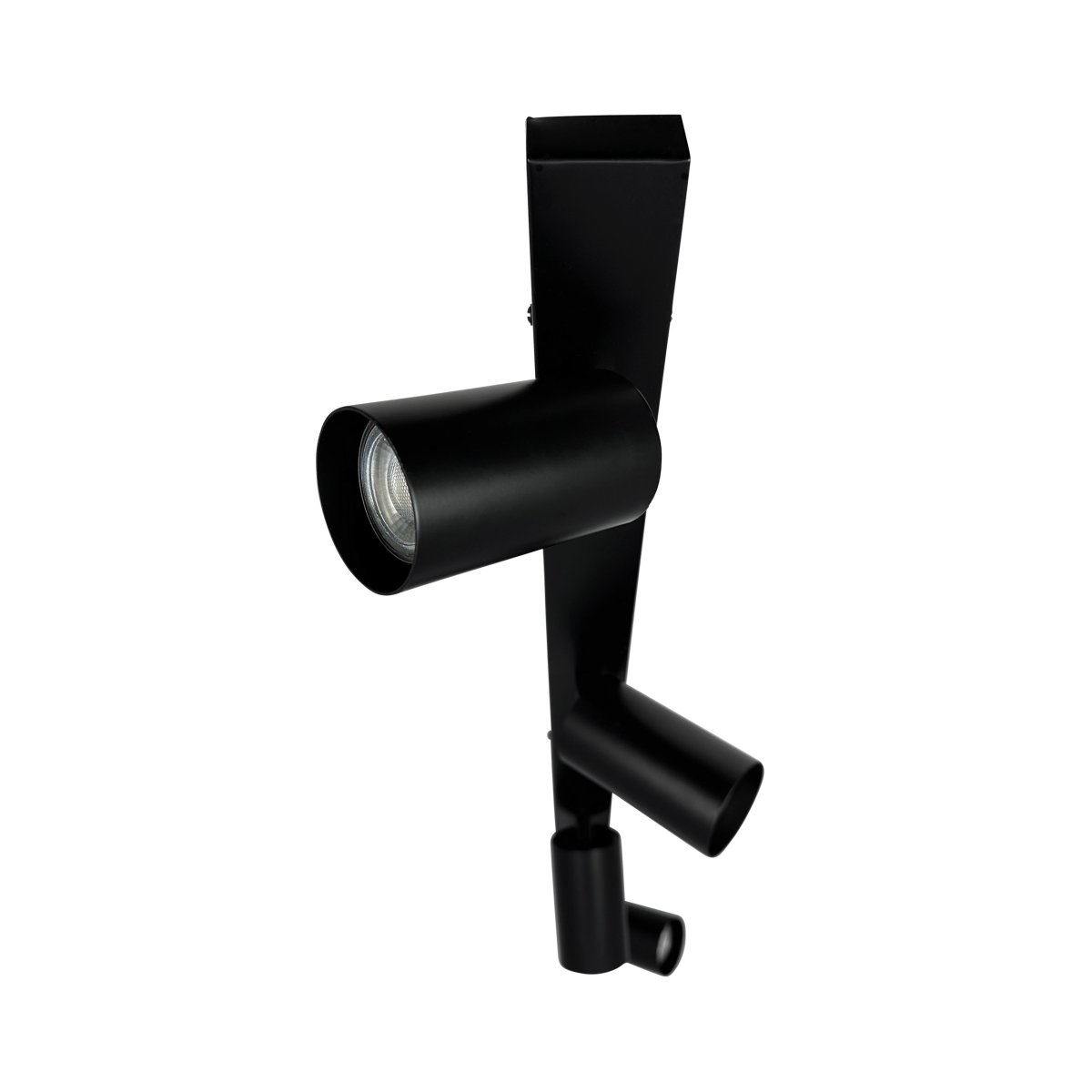 Modern 4 Schwarz spotlight Von Dyberg Larsen - Die Kombination aus Funktionalit&auml;t und &Auml;sthetik macht diese Deckenschiene zu einer ausgezeichneten Wahl f&uuml;r alle, die sich eine praktische und sch&ouml;ne Beleuchtung in ihrem Zuhause w&uuml;nschen.