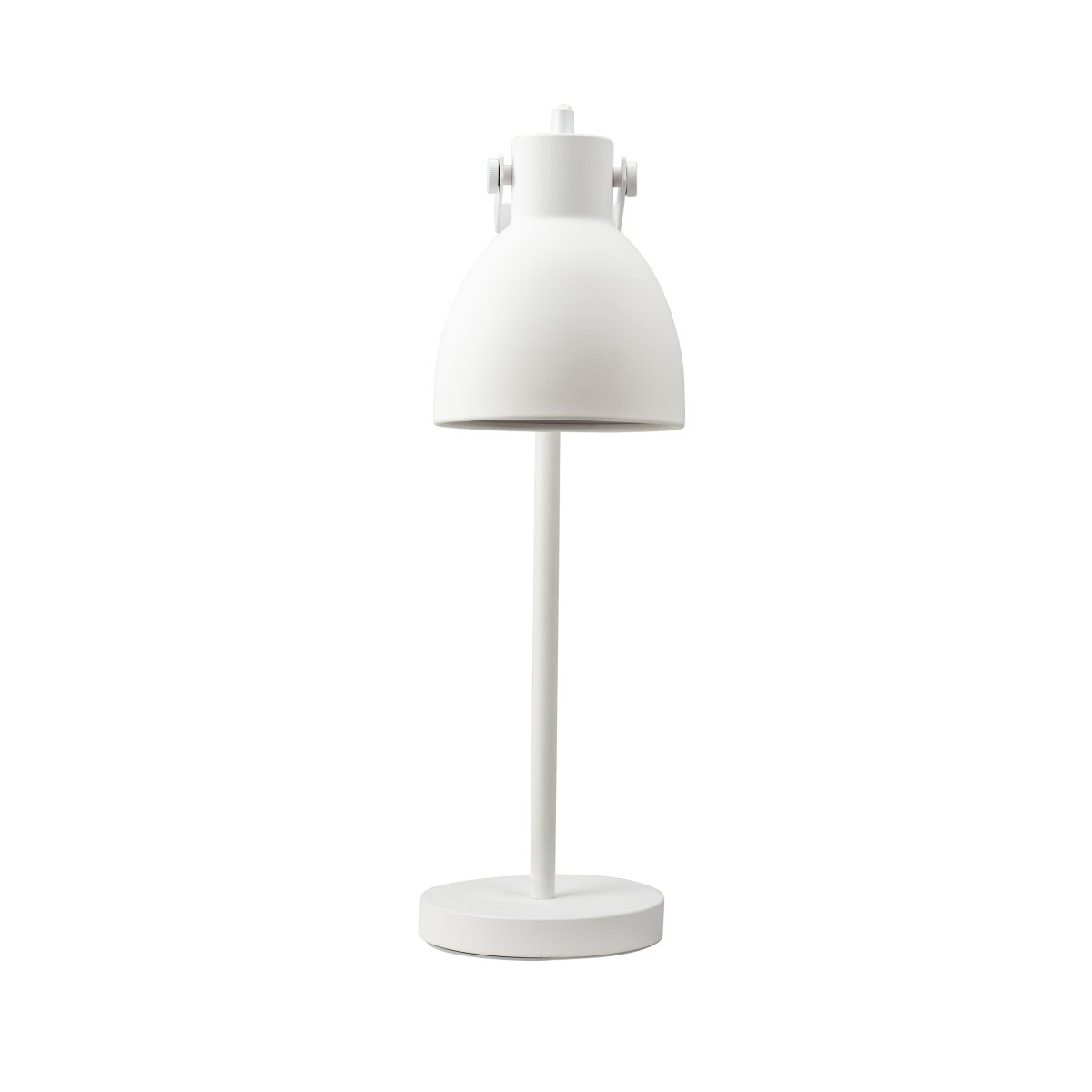 Coast 52cm Weiß schreibtischlampe Von Dyberg Larsen - Lieferung mit 1,6 m langem weißem Textilkabel mit Netzschalter.