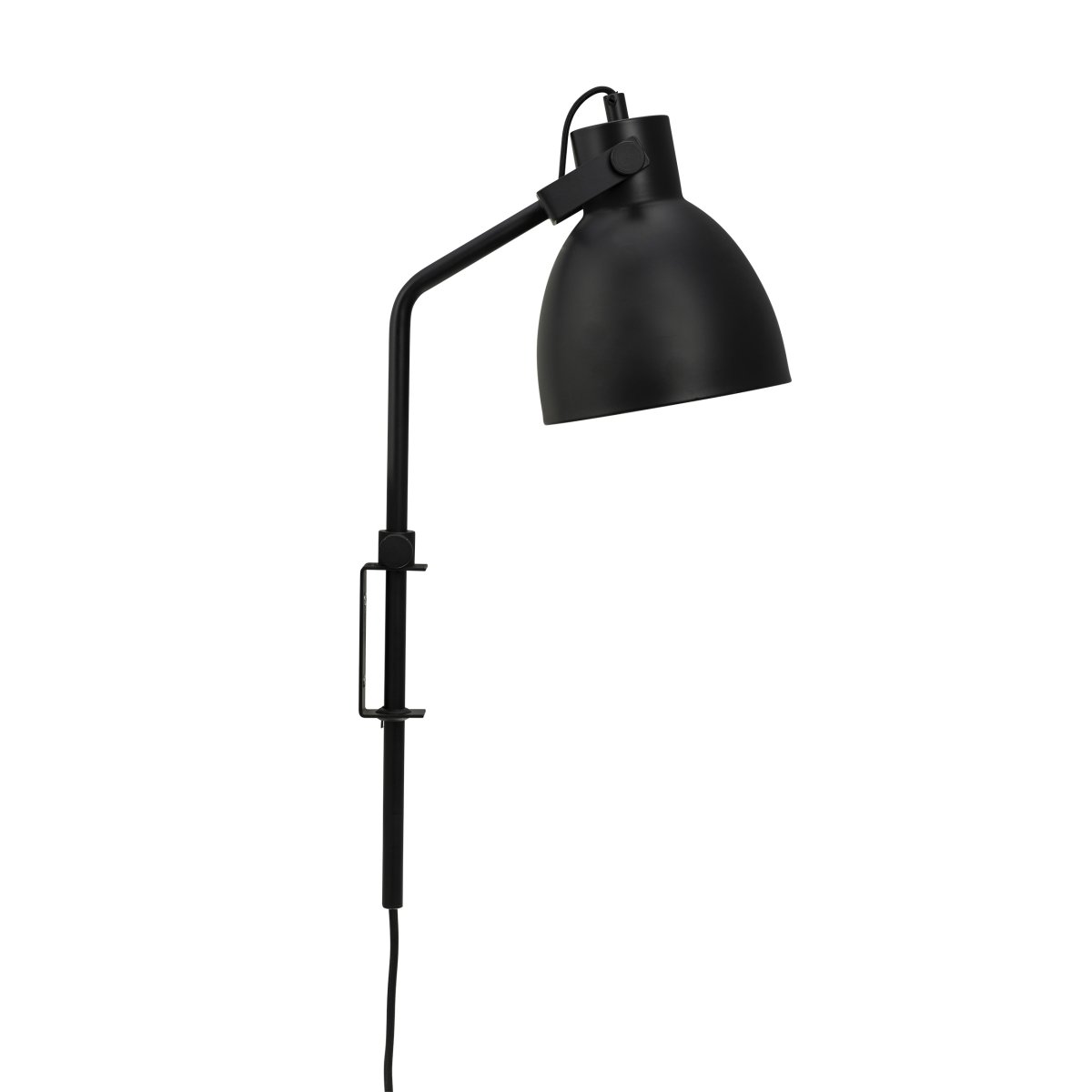 Coast 48cm Schwarz wandlampe Von Dyberg Larsen - Für eine optimale Beleuchtung lässt sich die Leuchte seitlich drehen und der Lampenschirm nach oben und unten neigen.
