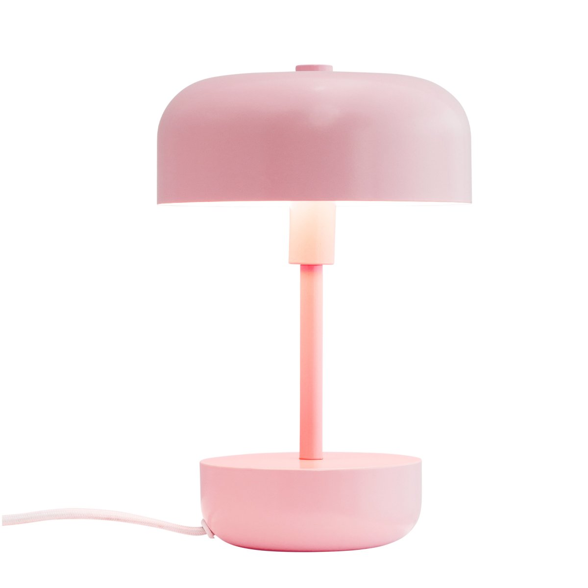Haipot 25cm Rosa tischlampe Von Dyberg Larsen - Die Haipot-Serie ist in stilvollen und lebendigen Farbtönen erhältlich und sorgt für ein auffälliges Erlebnis und ein modernes Raumthema.