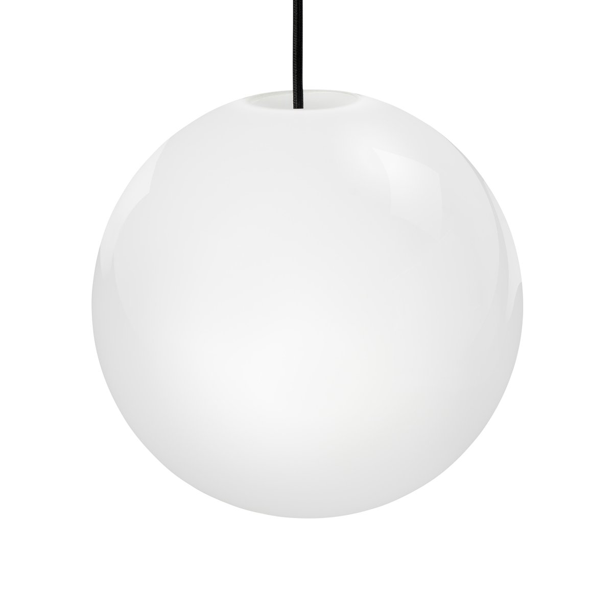 Cafè Ø30 Opal hängelampe Von Dyberg Larsen - Caf&eacute;; Opal ist eine zeitlose und elegante Pendelleuchte mit einem oben und unten offenen Opalglasschirm.