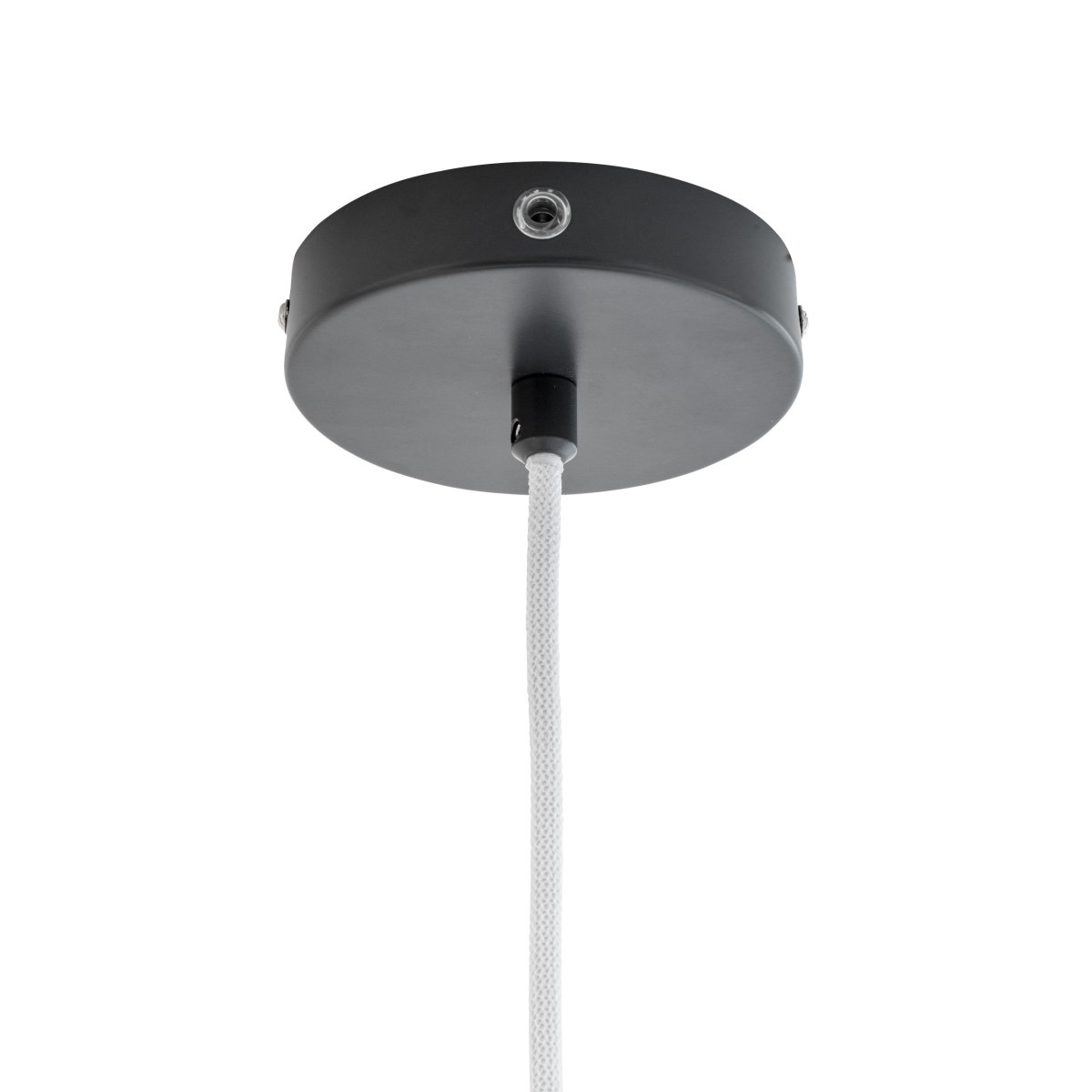 Haipot Ø23 Dunkelgrau hängelampe Von Dyberg Larsen - Die Haipot-Lampe hat einen eleganten Lampenschirm aus Opalglas und einen gedämpften grauen Farbton.