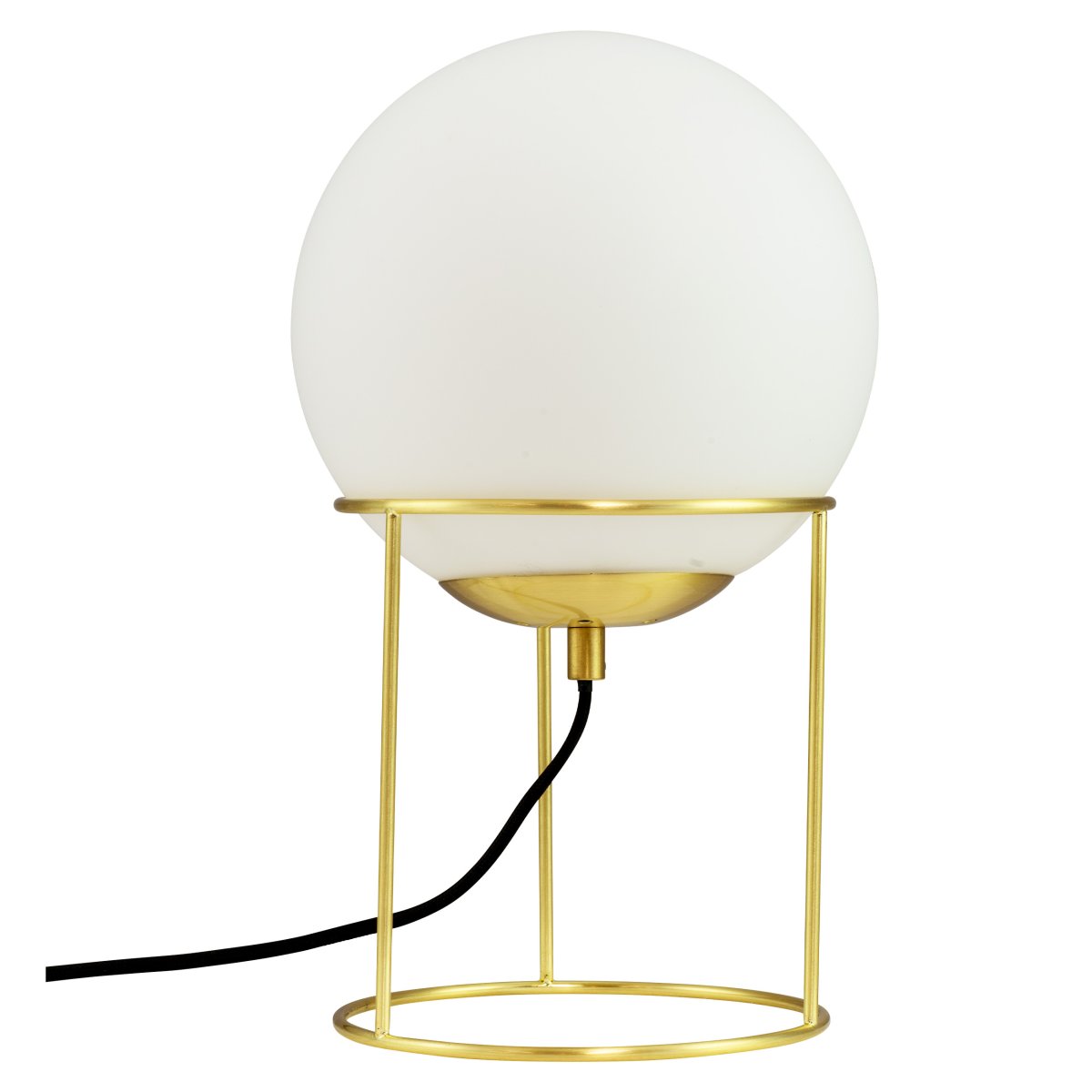 Madrid 34cm Messing tischlampe Von Dyberg Larsen - Das minimalistische Design passt perfekt sowohl in moderne als auch klassische Einrichtungen und erzeugt ein weiches und angenehmes Licht, das eine warme Atmosphäre im Raum verbreitet.