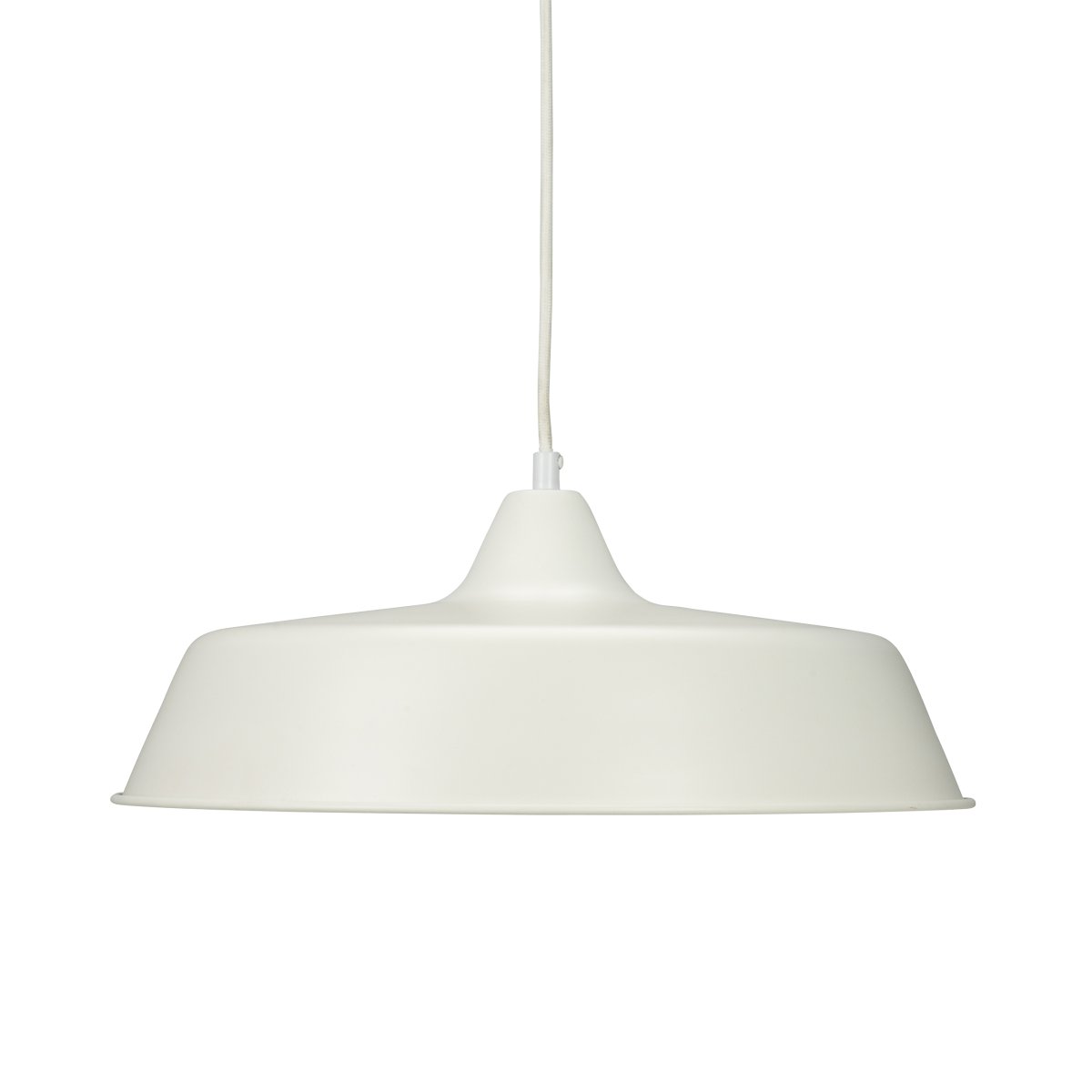 Raw Ø40 Weiß hängelampe Von Dyberg Larsen - Die Pendelleuchte „Raw“ ist eine moderne und stilvolle Deckenleuchte aus Metall mit charmantem Design.