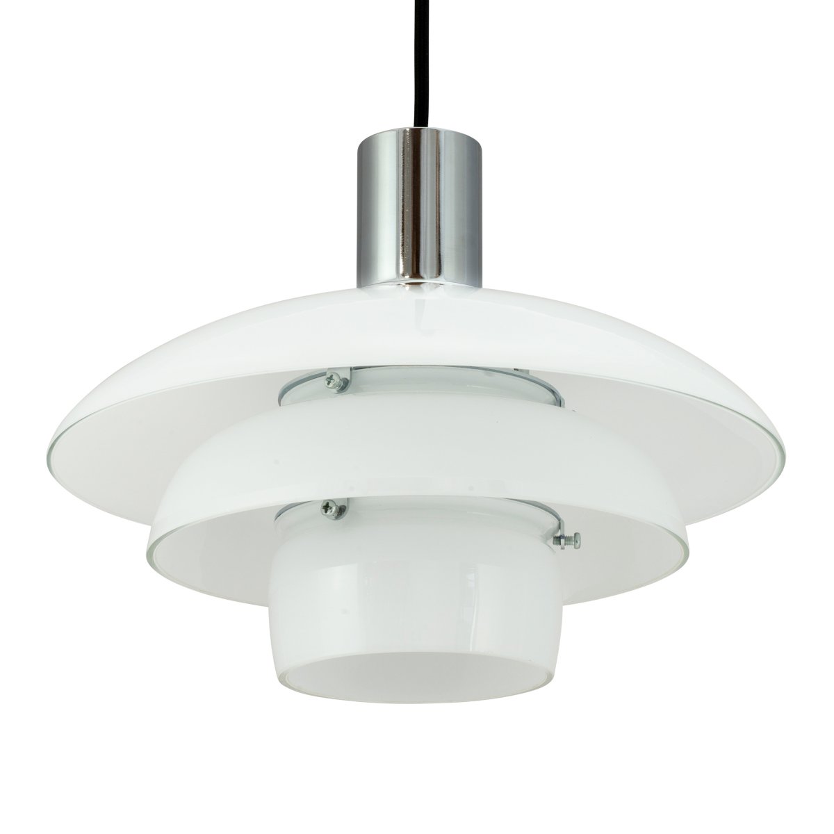 Morph Ø28 Opal hängelampe Von Dyberg Larsen - Die vom renommierten dänischen Designer Frank Kerdil entworfene Morph-Beleuchtungskollektion vereint Eleganz mit Funktionalität und ist somit eine zeitlose und stilvolle Ergänzung für Ihr Zuhause.