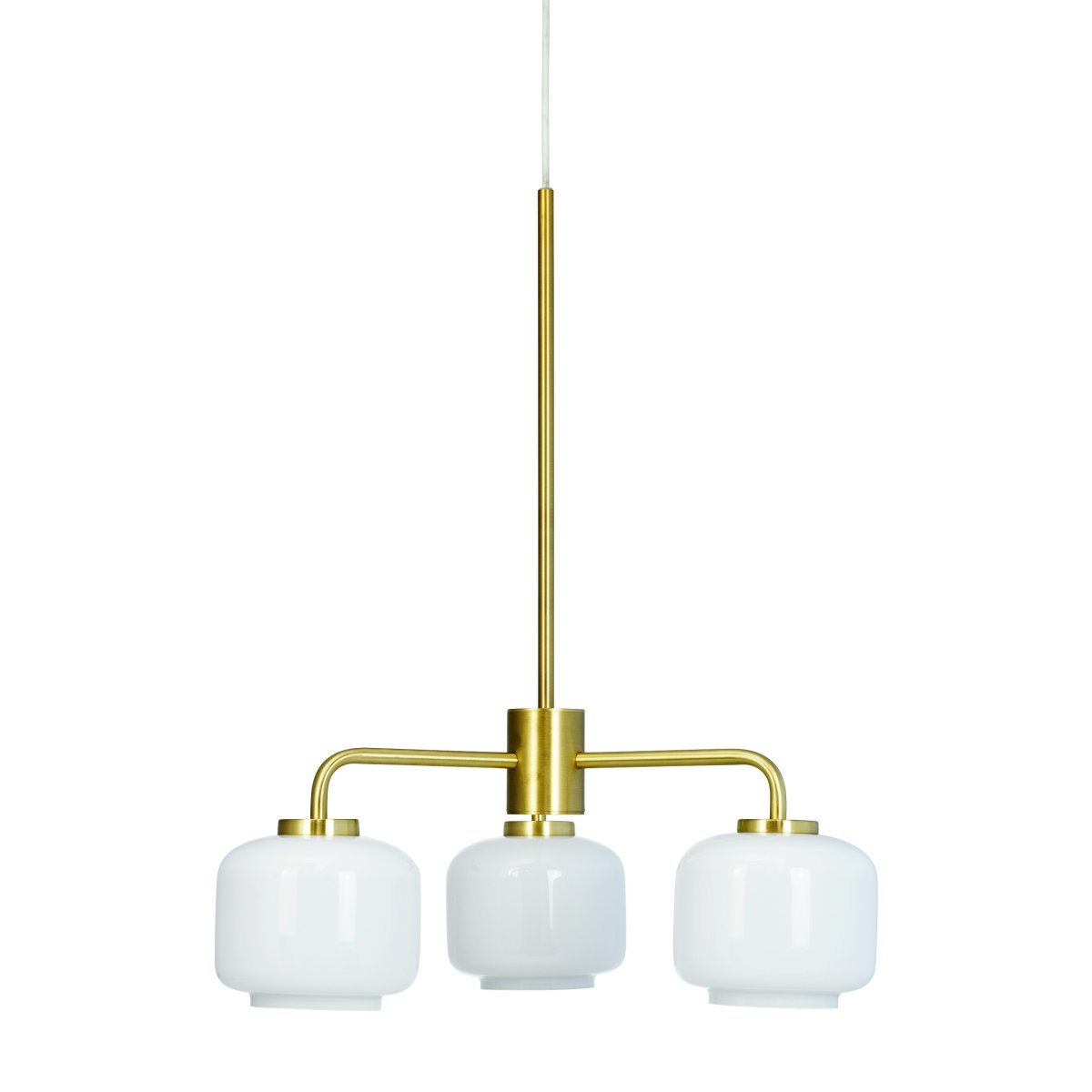 Arp Ø54 Messing hängelampe Von Dyberg Larsen - Die Arp-Serie, zu der auch Pendelleuchten und Wandleuchten gehören, ist eine Hommage an zeitloses dänisches Design und Handwerkskunst.