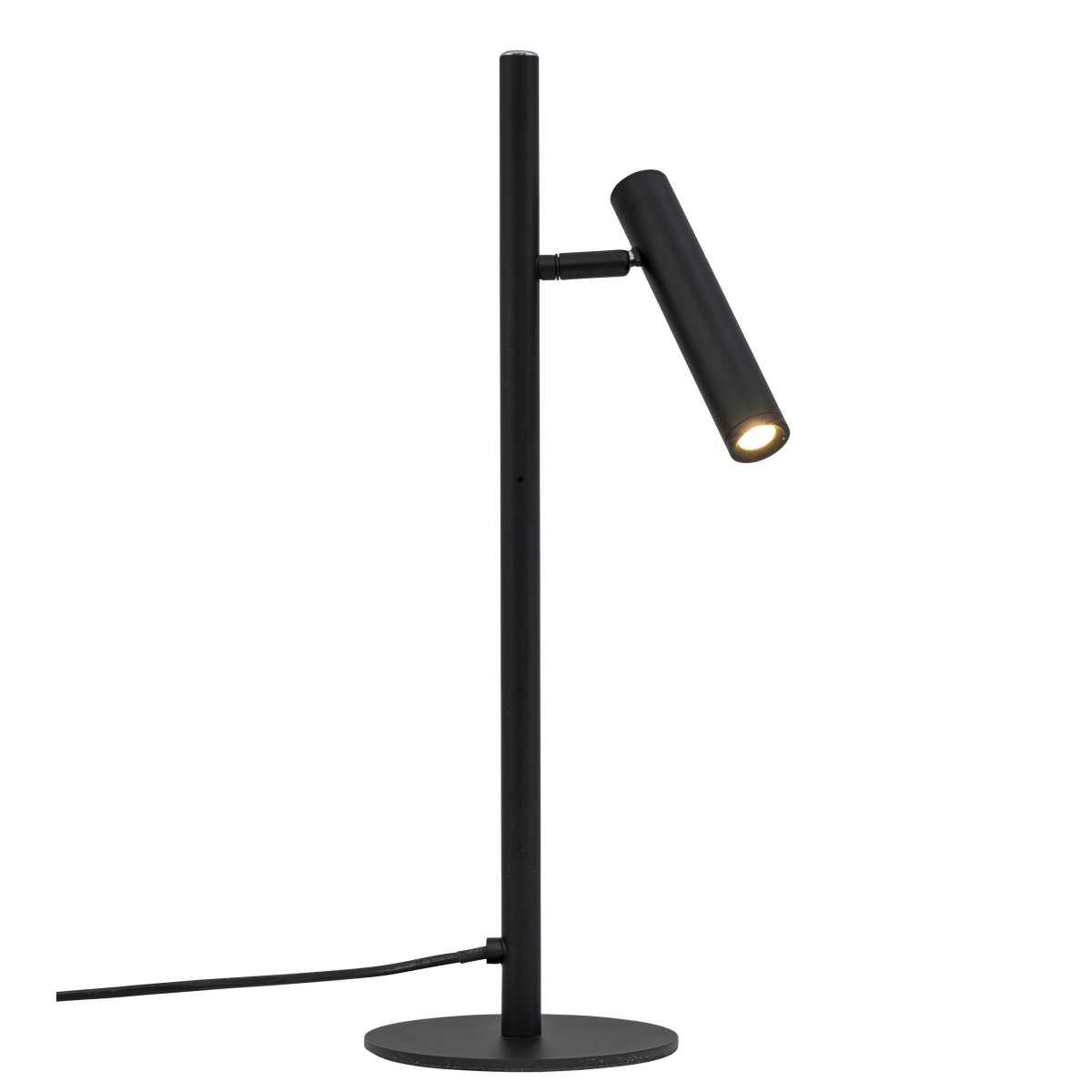 Carlo 48cm Schwarz schreibtischlampe Von Dyberg Larsen - Die Tischleuchte Carlo ist eine LED-Leuchte mit minimalistischem und elegantem Design.