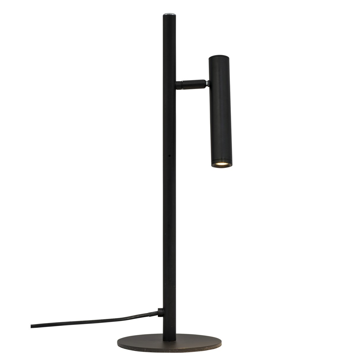 Carlo 48cm Schwarz schreibtischlampe Von Dyberg Larsen - Die Tischleuchte Carlo ist eine LED-Leuchte mit minimalistischem und elegantem Design.