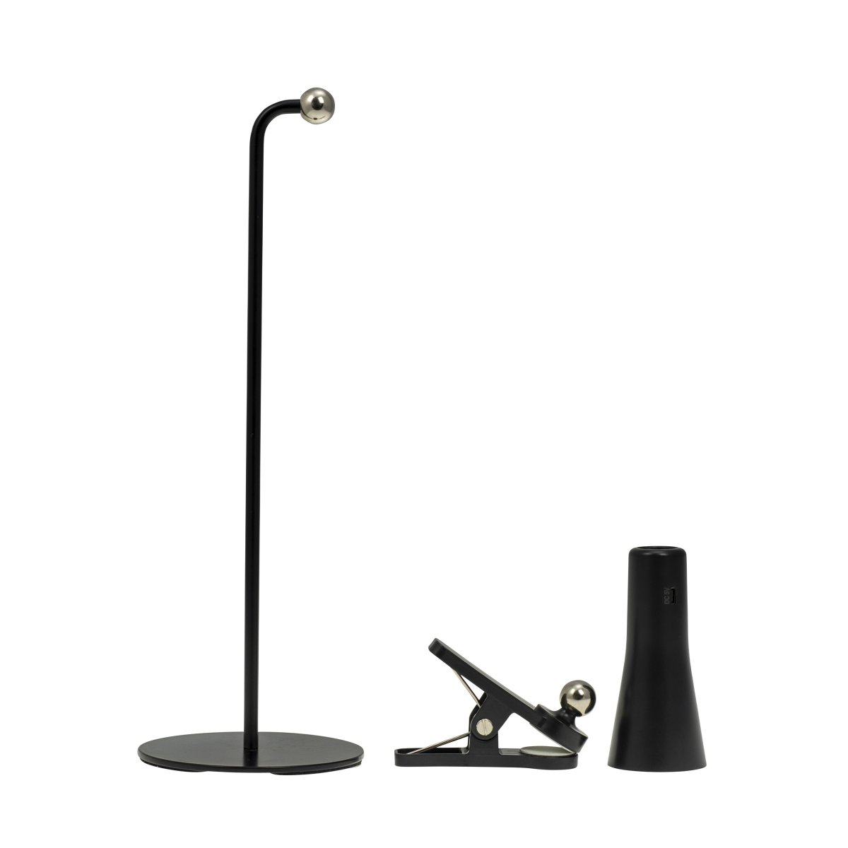 4 In One 38cm Schwarz schreibtischlampe Von Dyberg Larsen - Dank Klemme und Wandfassung lässt sich die Lampe ganz einfach dort platzieren, wo zusätzliches Licht benötigt wird.