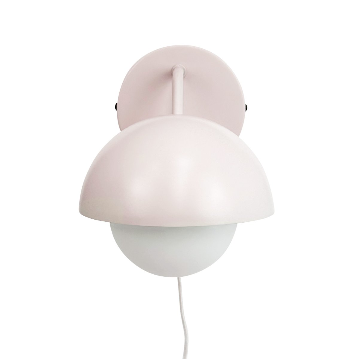 Rose Ø15 Mattbeige wandlampe Von Dyberg Larsen - Die Wandleuchte Rose verfügt über eine wunderschöne Glaskuppel, die ein weiches und angenehmes Licht verbreitet.