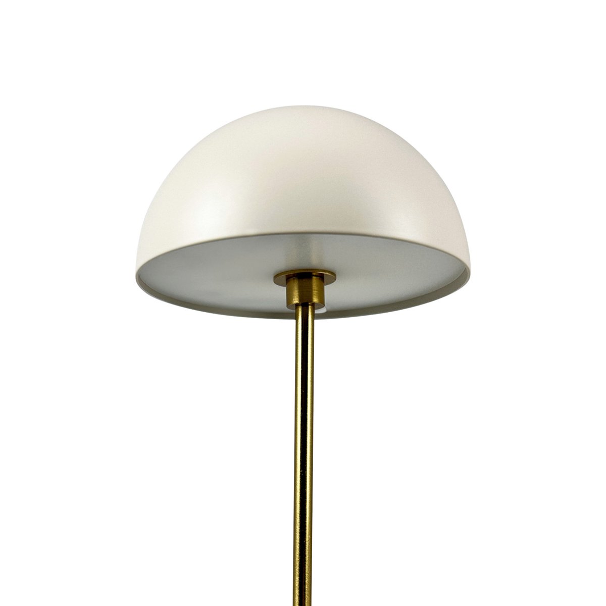 Along set 20cm Beige tragbare Von Dyberg Larsen - Die Along Mini-Tischleuchten mit integrierter LED- und Touch-Technologie vereinen zeitloses Design und Harmonie.