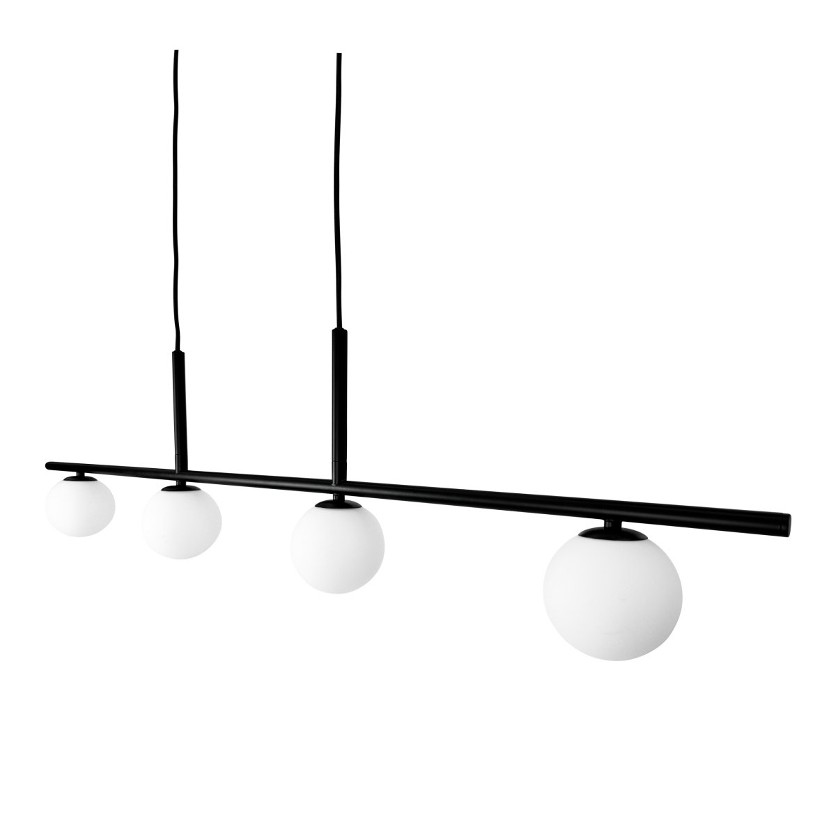 Alice 110cm Schwarz hängelampe Von Dyberg Larsen - Sorgen Sie mit dieser Lampe für eine angenehme und helle Atmosphäre in Ihrem Zuhause, in der Funktion auf Design trifft.