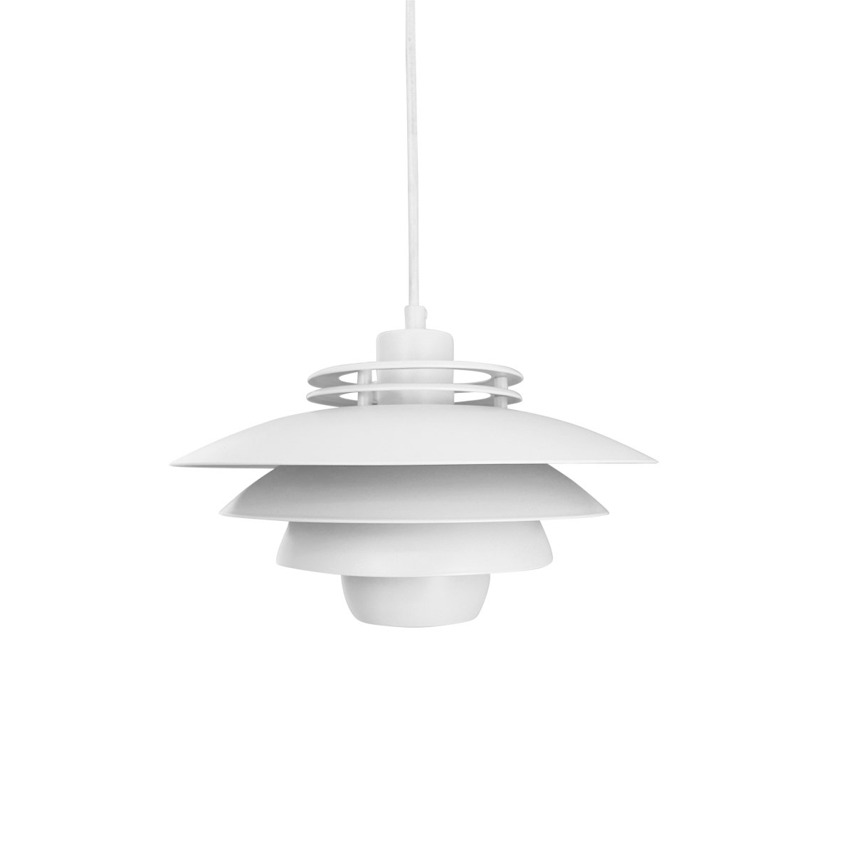 Ejka Ø30 Weiß hängelampe Von Dyberg Larsen - Entdecken Sie die Ejka Mini-Pendelleuchte, eine Lampe im d&auml;nischen Design mit zeitlosem Stil, die perfekt in das nordische Zuhause passt.