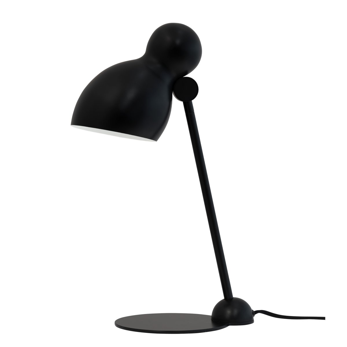 Ludo 42cm Schwarz schreibtischlampe Von Dyberg Larsen - Schaffen Sie mit der Ludo-Tischlampe, die vom legendären Ludo-Stück inspiriert ist, eine verspielte Atmosphäre in Ihrem Zuhause.