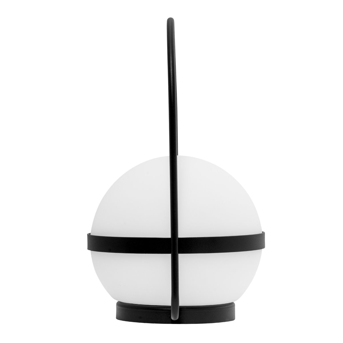 Summer 36cm Schwarz tragbare Von Dyberg Larsen - Die solarbetriebene Tischleuchte Summer ist eine wiederaufladbare LED-Lampe, die sowohl über Solarzellen als auch über USB aufgeladen werden kann.