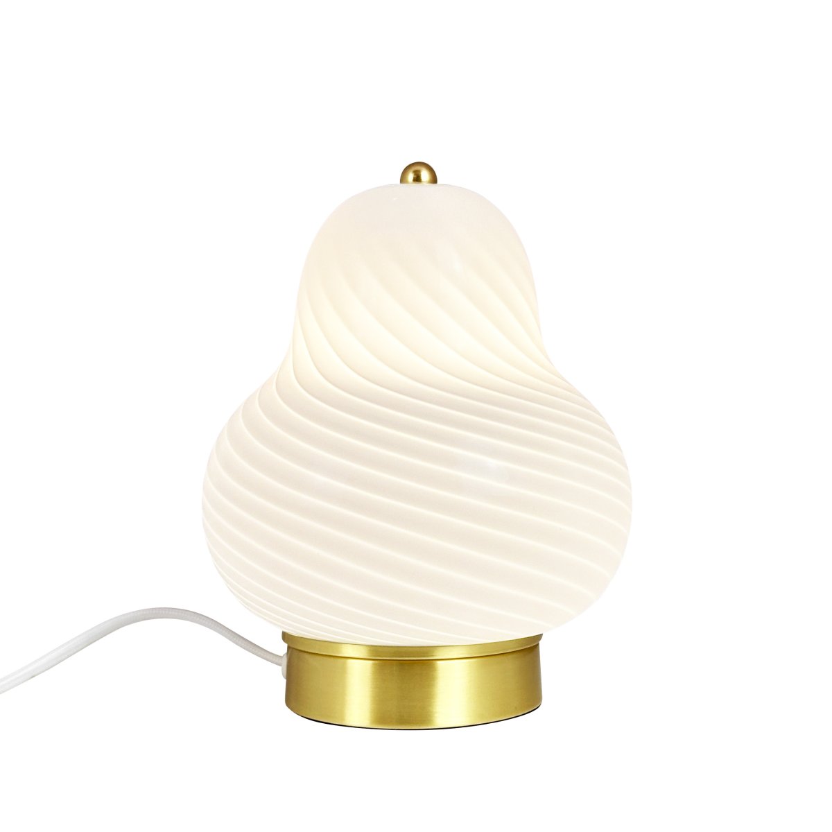 Lucy 20cm Weiß tischlampe Von Dyberg Larsen - Mit ihrem eleganten Design und dem angenehmen Licht ist Lucy die ideale Wahl für alle, die Funktionalität und stilvolles Design vereinen möchten.
