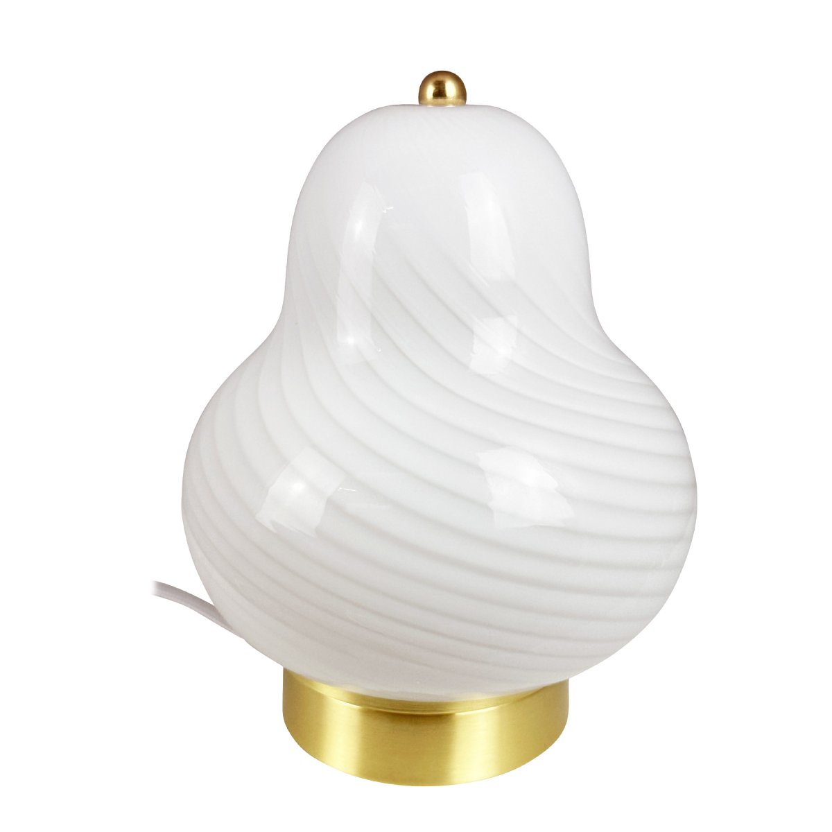Lucy 20cm Weiß tischlampe Von Dyberg Larsen - Mit ihrem eleganten Design und dem angenehmen Licht ist Lucy die ideale Wahl für alle, die Funktionalität und stilvolles Design vereinen möchten.
