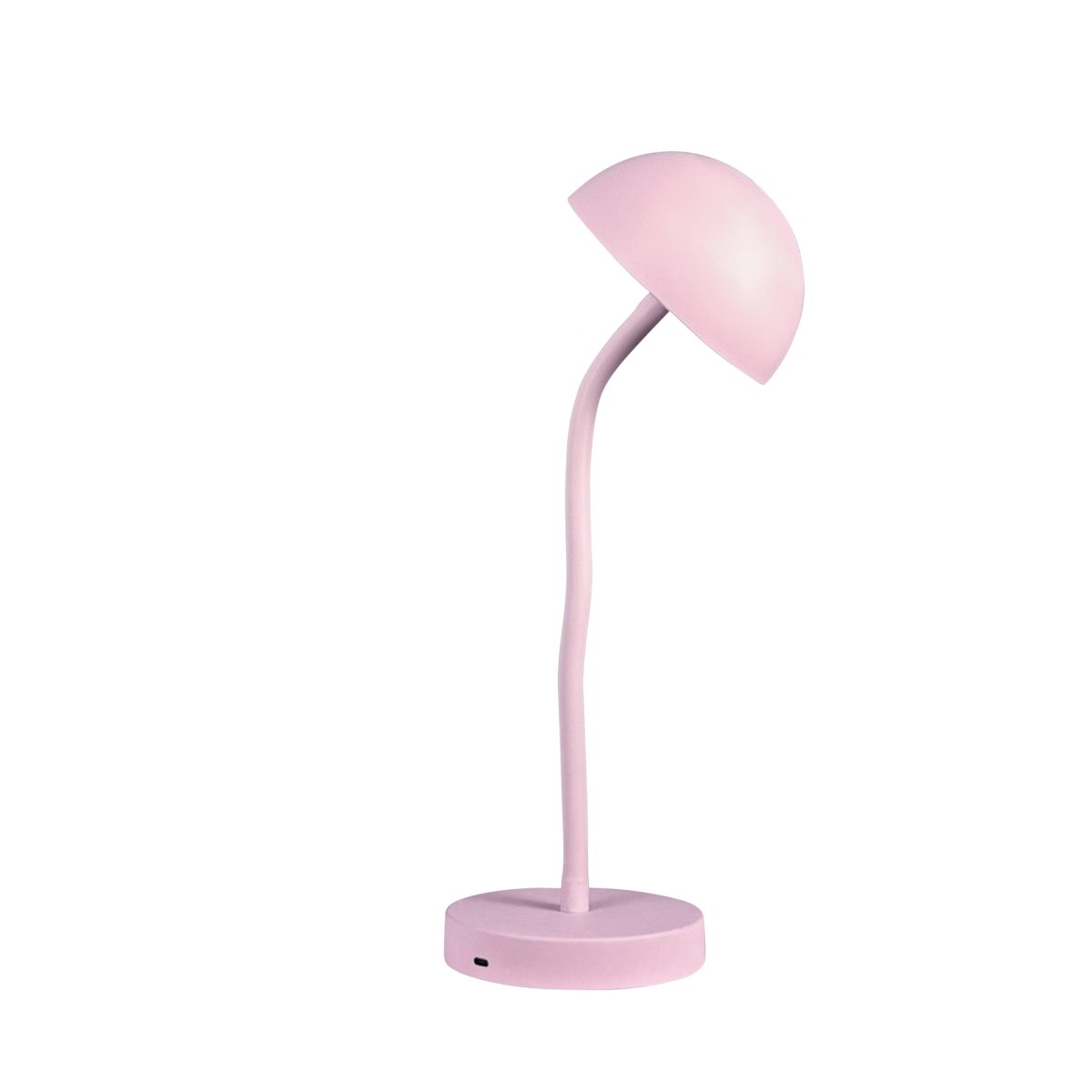 Fonzy 38cm Rosa tragbare Von Dyberg Larsen - Fonzy bordslampa &auml;r b&aring;de rolig och praktisk, och dess flexibilitet g&ouml;r den till ett perfekt val f&ouml;r den som vill ha en lampa som &auml;r b&aring;de funktionell och stilren.